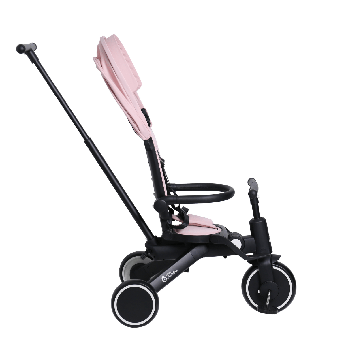 Foldable Trike 6 in 1 Kids Tricycle 10m to 4y Pastel Pink Foryourlittleone