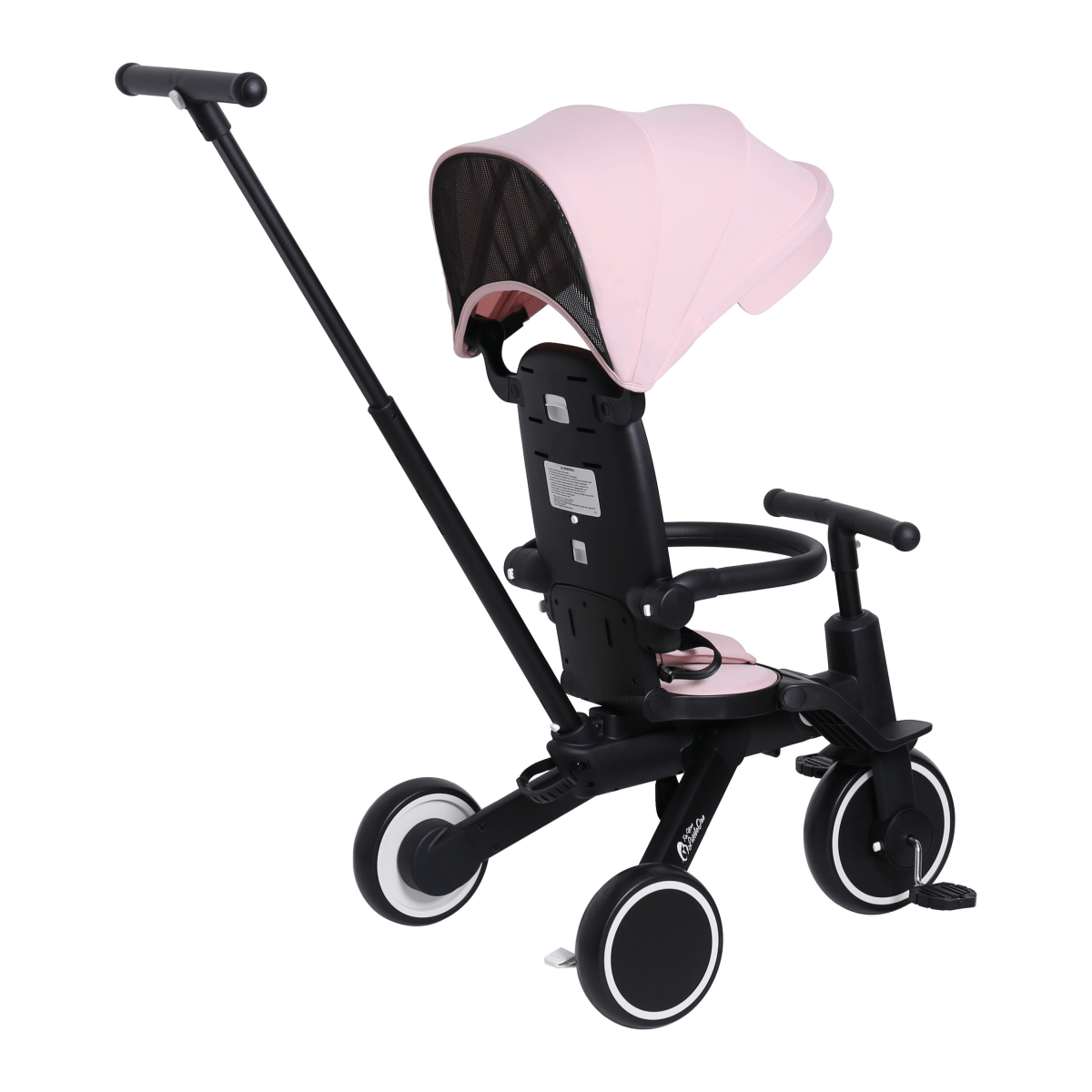 Foldable Trike 6 in 1 Kids Tricycle 10m to 4y Pastel Pink Foryourlittleone