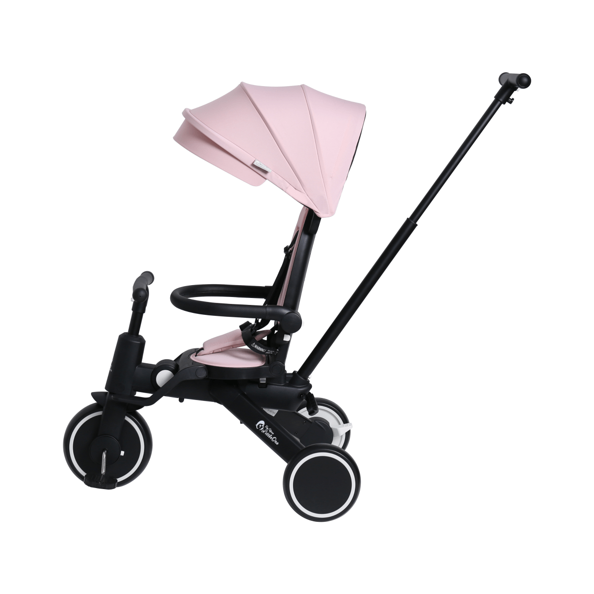 Foldable Trike 6 in 1 Kids Tricycle 10m to 4y Pastel Pink Foryourlittleone