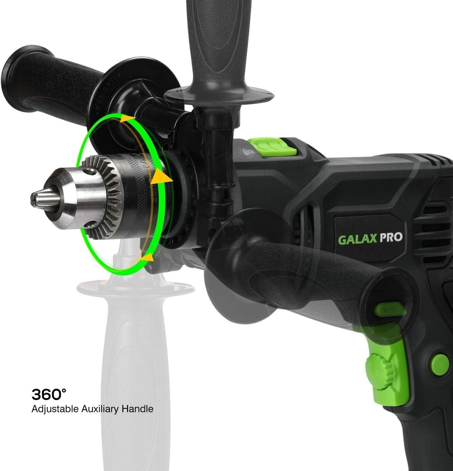 GALAX PRO Hammer Drill 600W Electric Corded Drill 0 ~ 3000 RPM - Massive Discounts