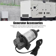 Generator Coolant Preheater 240V Self Circulation High Efficiency 500W - Massive Discounts