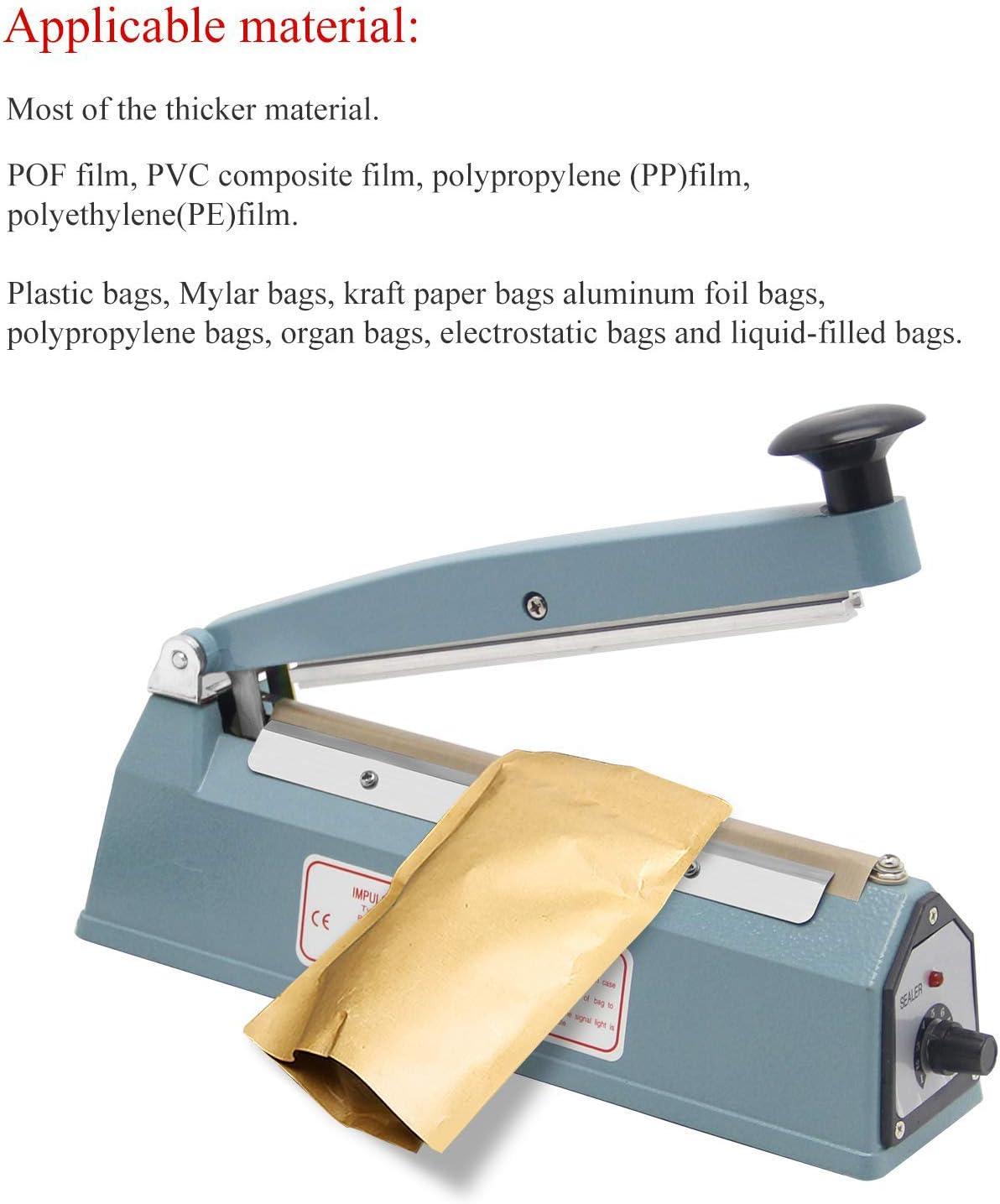 Hanchen Plastic Bag Sealer 200mm/7.8inch Heat Sealer Mylar Bag 300W - Massive Discounts