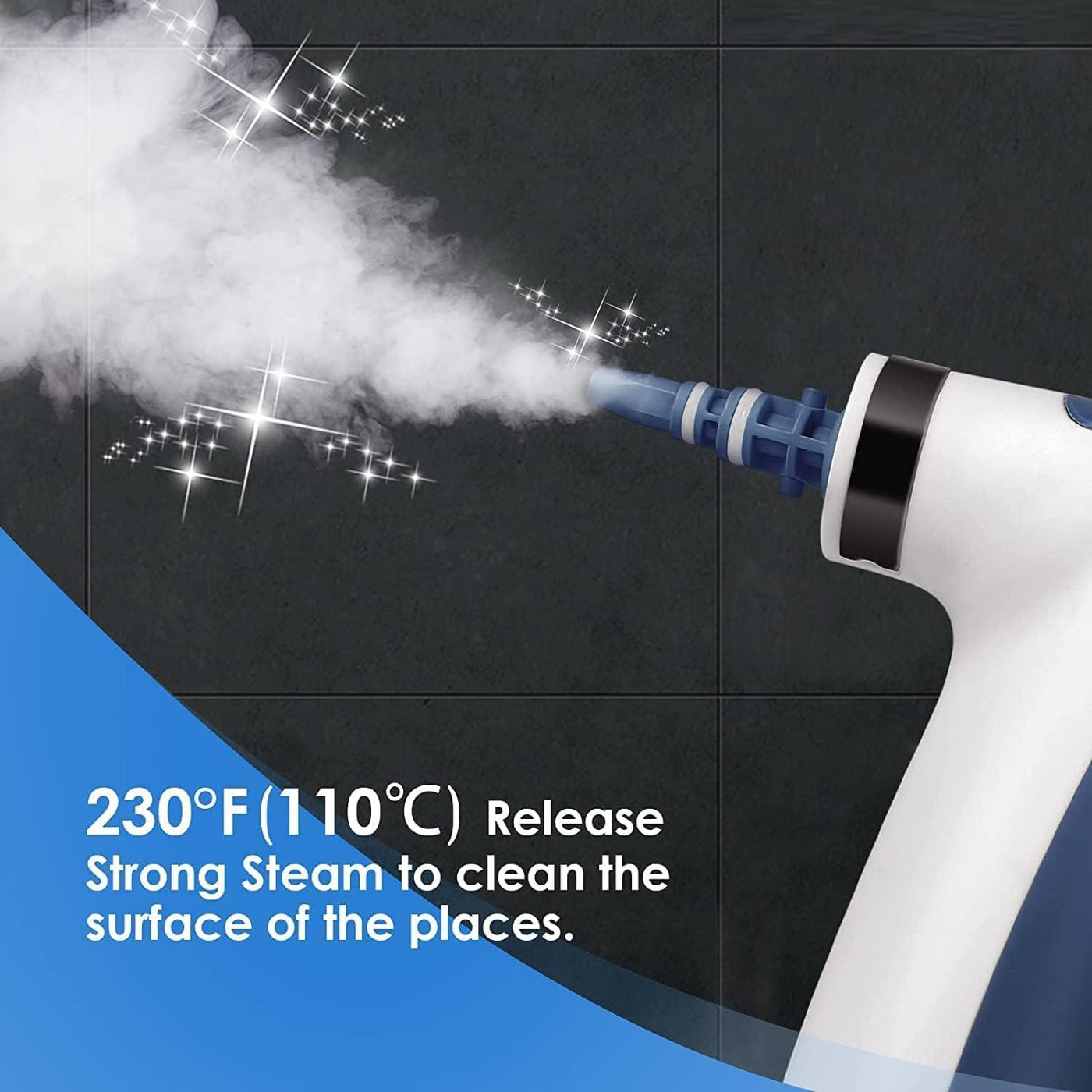 Handheld Steam Cleaner Pressurized Multi-Surface with 9 Accessories - Massive Discounts