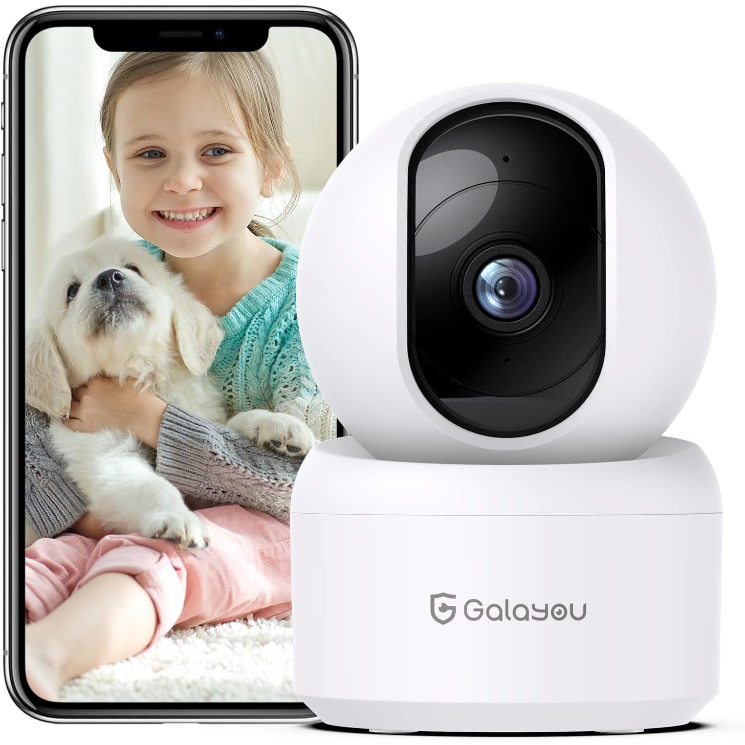 Home Security Camera Indoor for Dog, Cat, Baby Monitor Camera, 360° - Massive Discounts