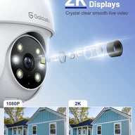 Home Security WiFi Camera with Color Night Vision 360° 2K GALAYOU - Massive Discounts