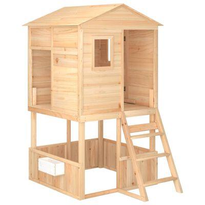 Playhouse Solid Wood Fir Outdoor Playset Playground with ladder - Massive Discounts