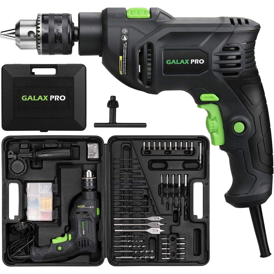 Impact Drill, 1/2-inch Corded Hammer Drill, Variable Speed GALAX PRO - Massive Discounts