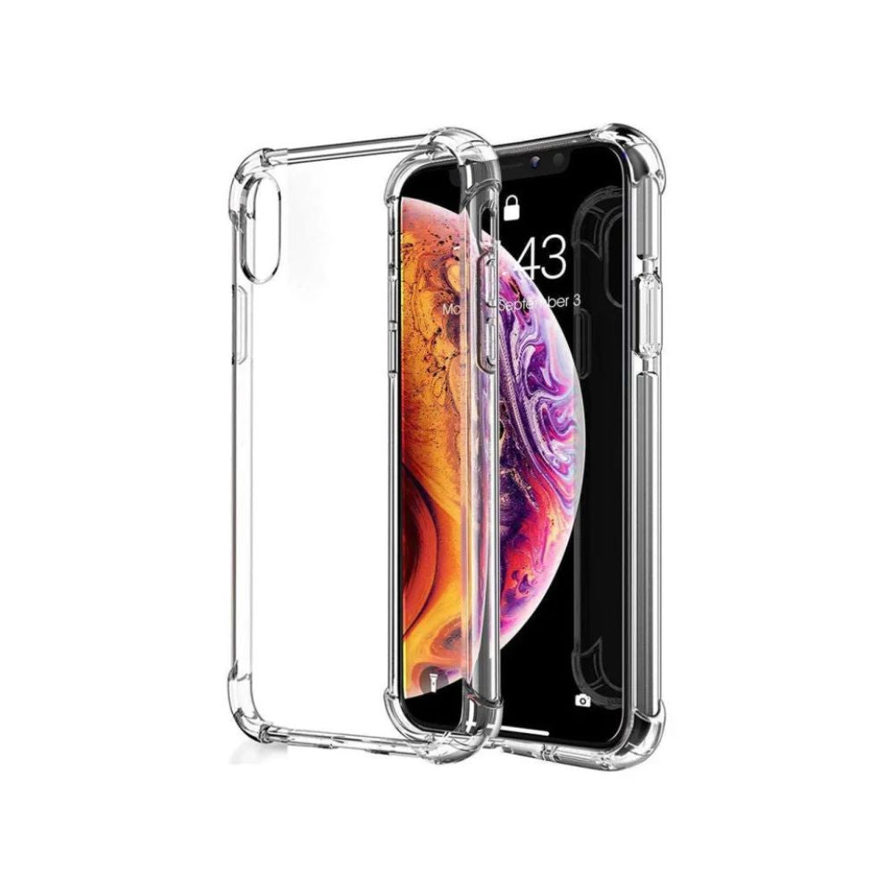 iPhone Clear Silicone Case Shockproof Slim Protective Cover Anti Drop