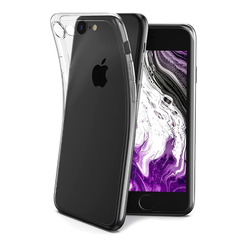iPhone Clear Silicone Case Shockproof Slim Protective Cover Anti Drop