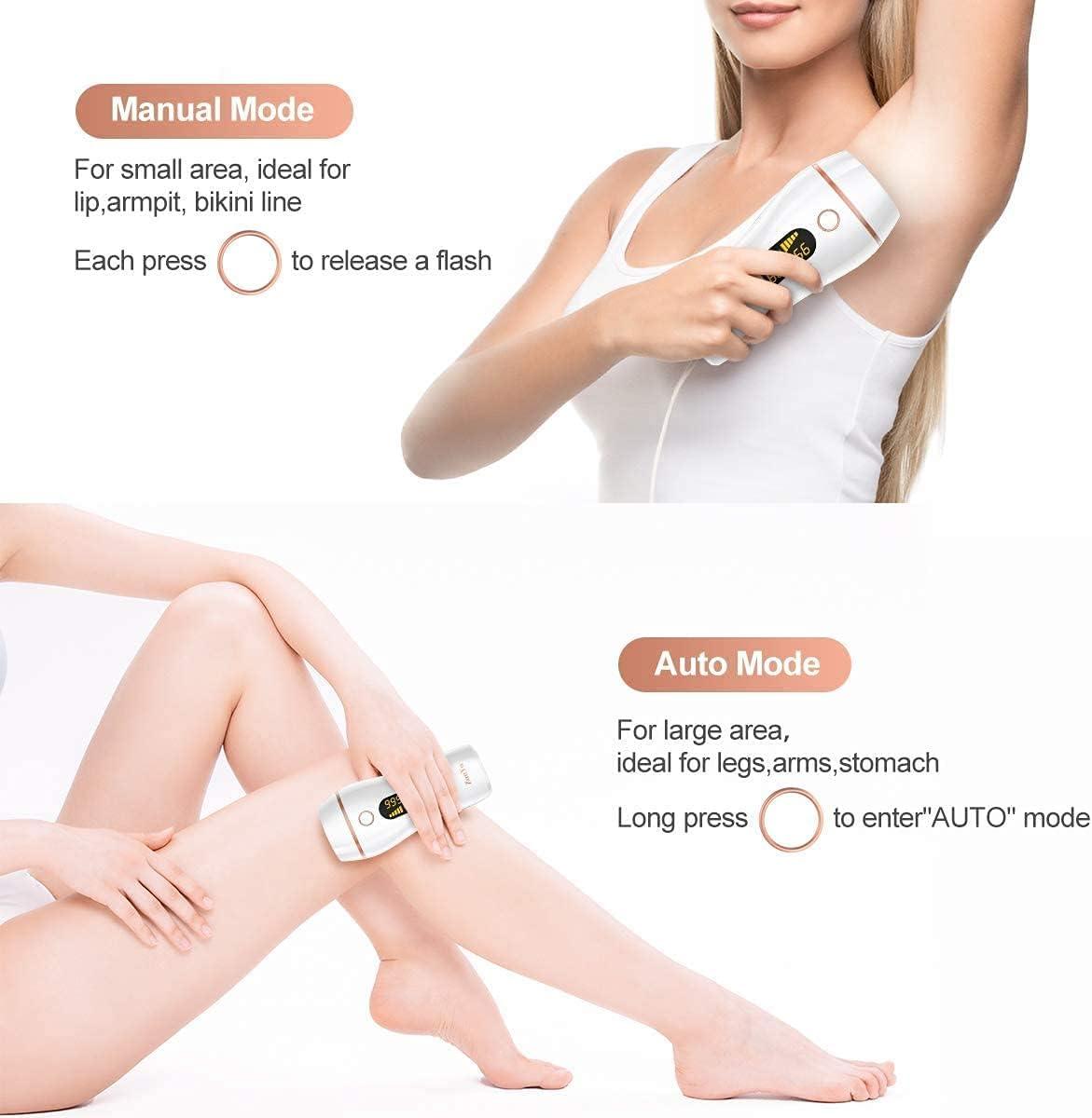 IPL Hair Removal Device 2 Flash Modes and 5 Light Intensive - Massive Discounts