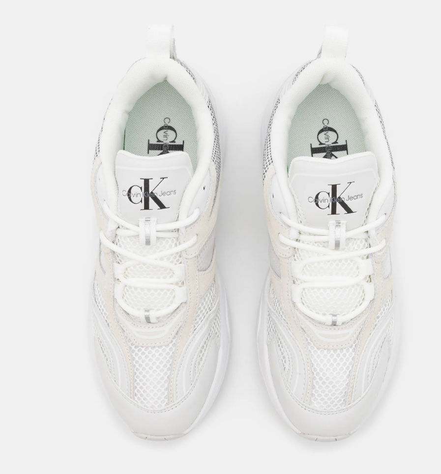 Calvin Klein Jeans RETRO TENNIS Trainers, Suede / Mesh, UK 3.5 / EU 36