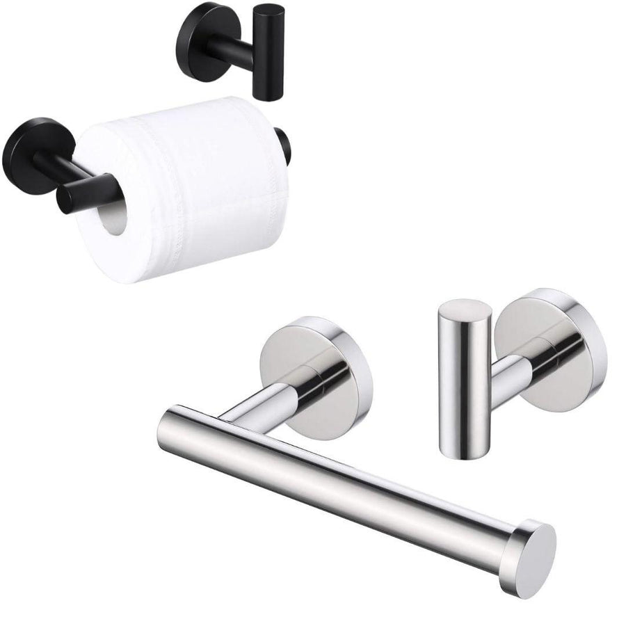KES Modern Towel and Toilet Roll Holder Set for Bathroom Wall Mounted - Massive Discounts
