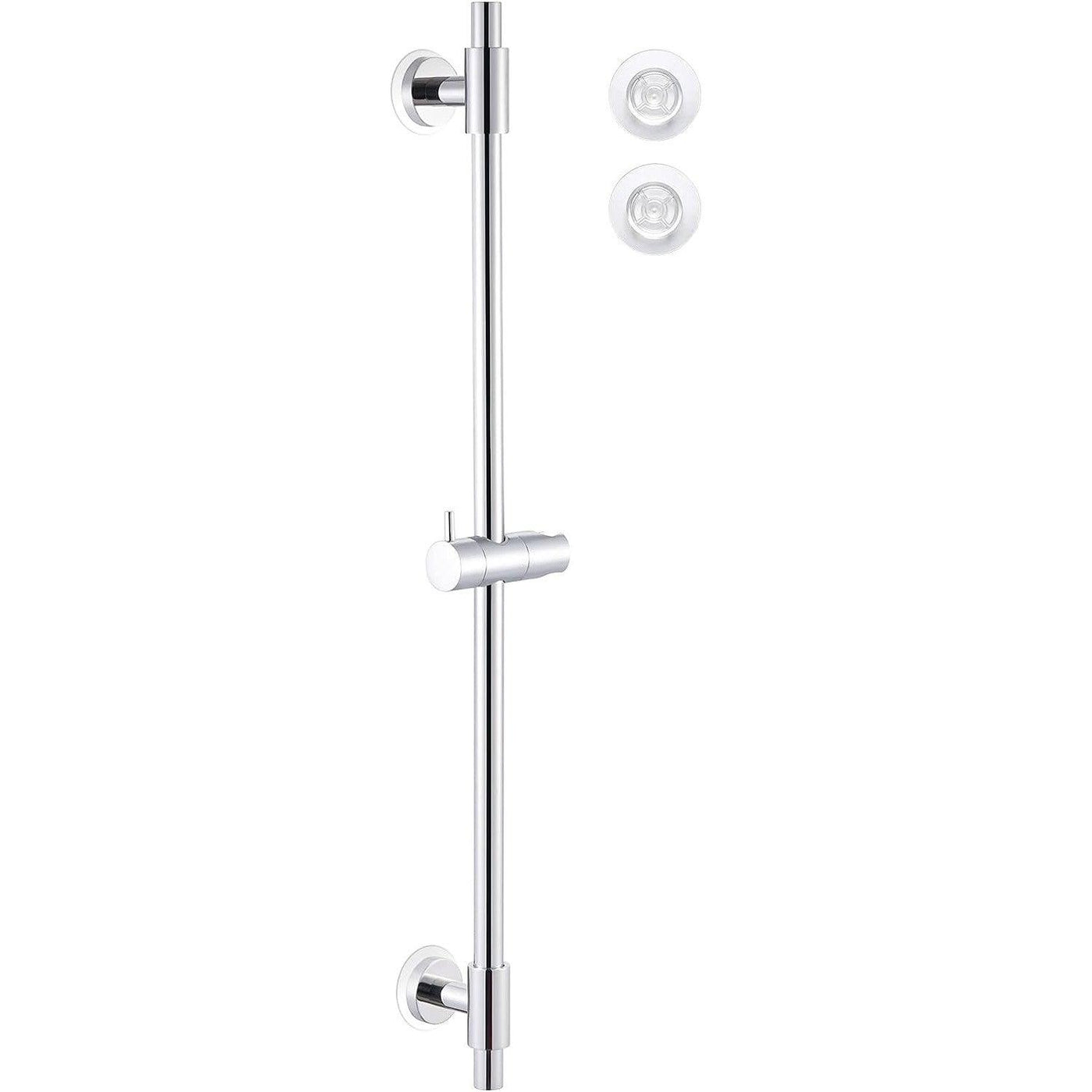 KES Shower Riser Rail Self Adhesive Wall Mounted, Stainless Steel 78CM - Massive Discounts