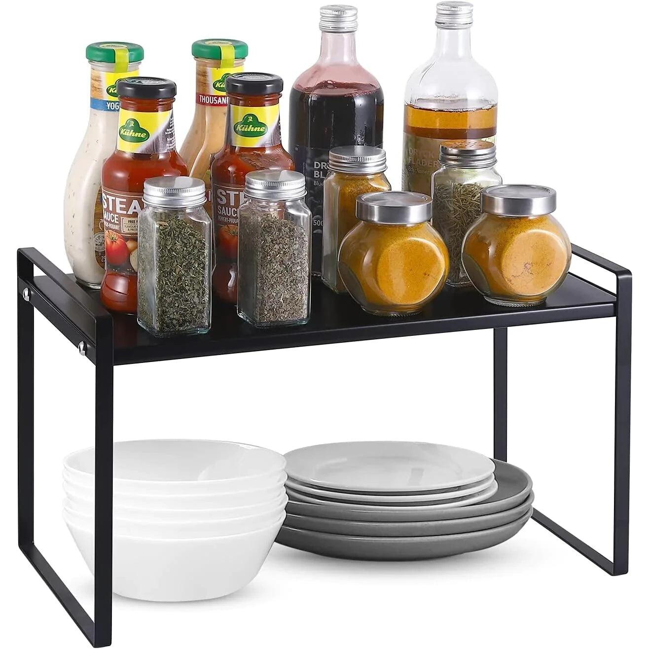 Kitchen Cupboard Organiser Free Standing Storage Shelf 40CM Kes - Massive Discounts