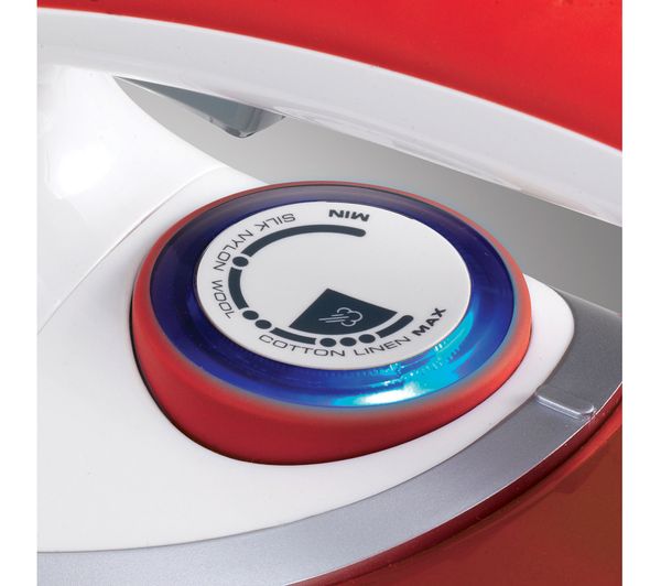 Steam Iron Turbosteam Pro Pearl Powerful Steam White Red MORPHY RICHARDS