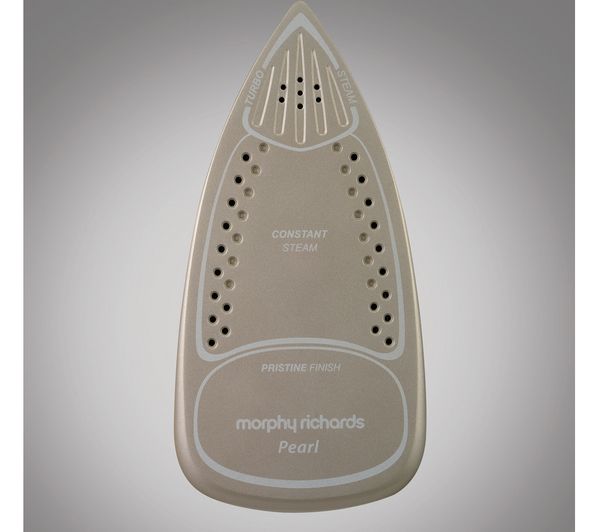 Steam Iron Turbosteam Pro Pearl Powerful Steam White Red MORPHY RICHARDS