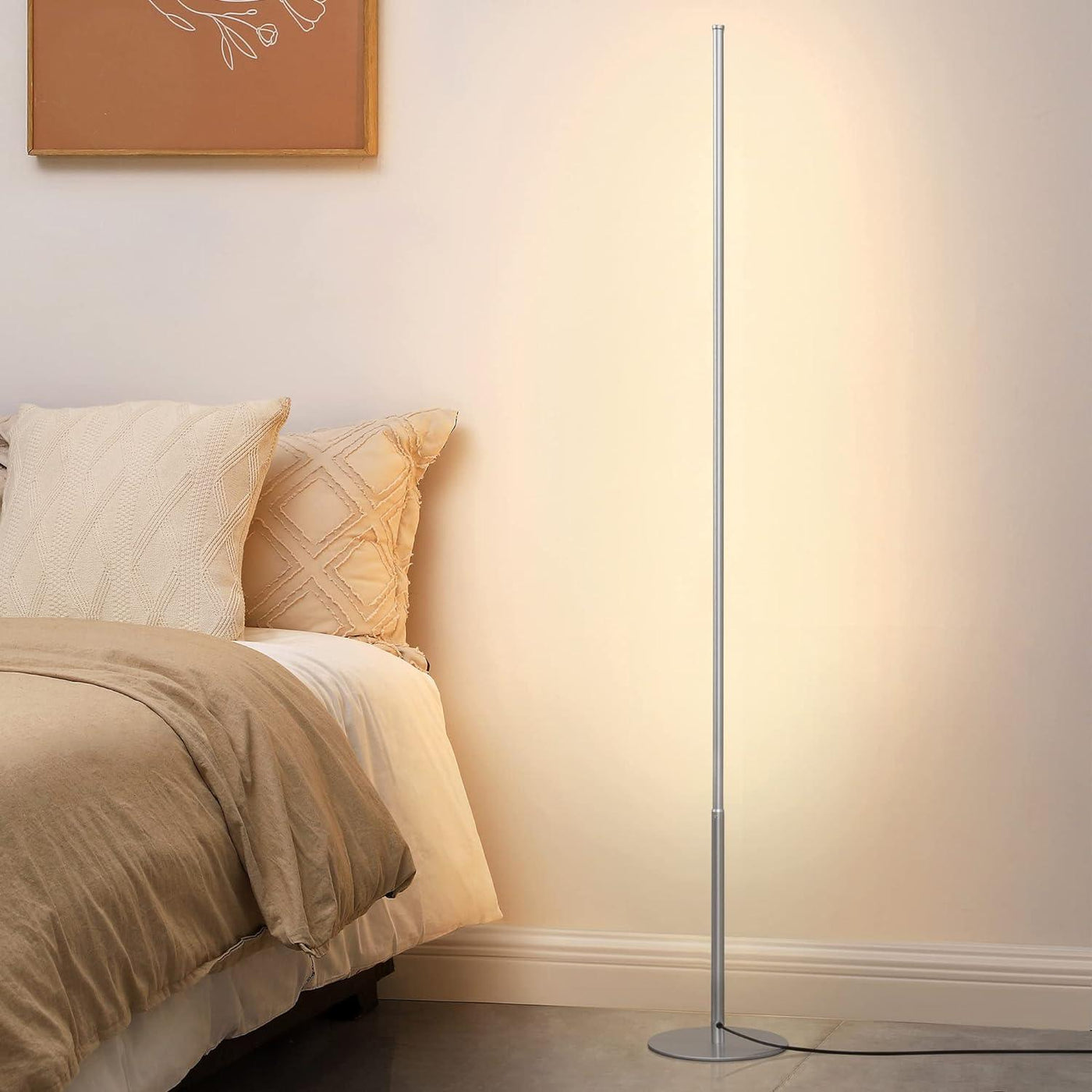 LED Floor Lamp, 57.5in Stepless Dimmable 1100Lm 3000K Warm White - Massive Discounts