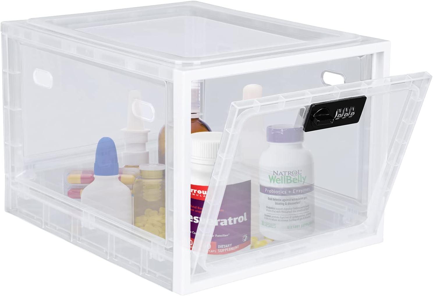 Lockable Medicine Box, Medicine Storage Box, Premium Material - Massive Discounts