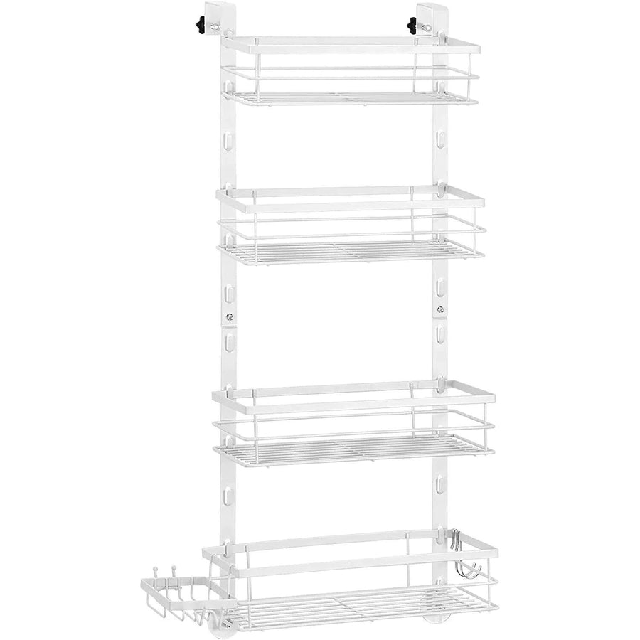Metal Storage Rack Organizer Shelves for Bathroom, Over Door Caddy - Massive Discounts