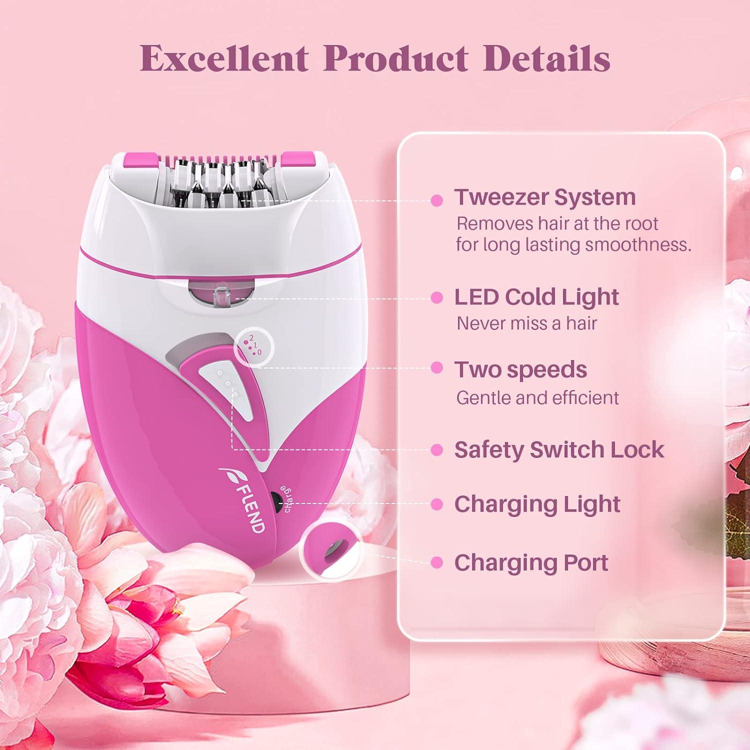 Mini Epilator Electrical Hair Removal Device for Face, Bikini, Leg, Arms - Massive Discounts