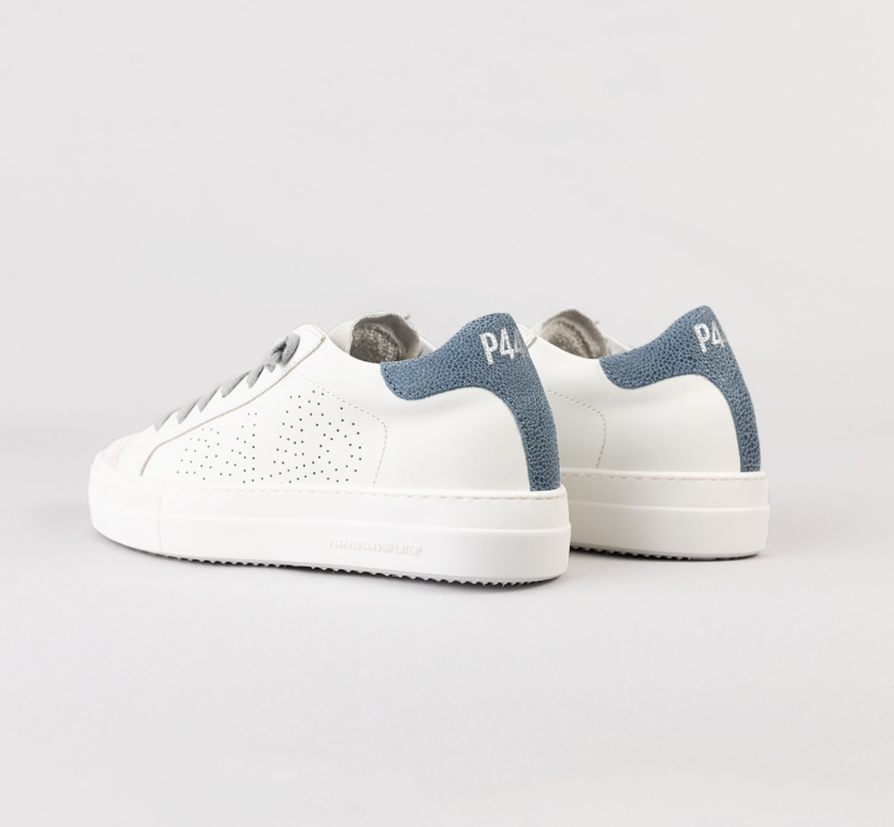 UK 4 Sneakers P448 Leather Thea Trainer for Womens, Size EU 37
