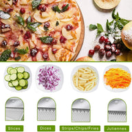 ONCE FOR ALL Mandoline Vegetable Slicer, Manual Kitchen Veg Chopper - Massive Discounts