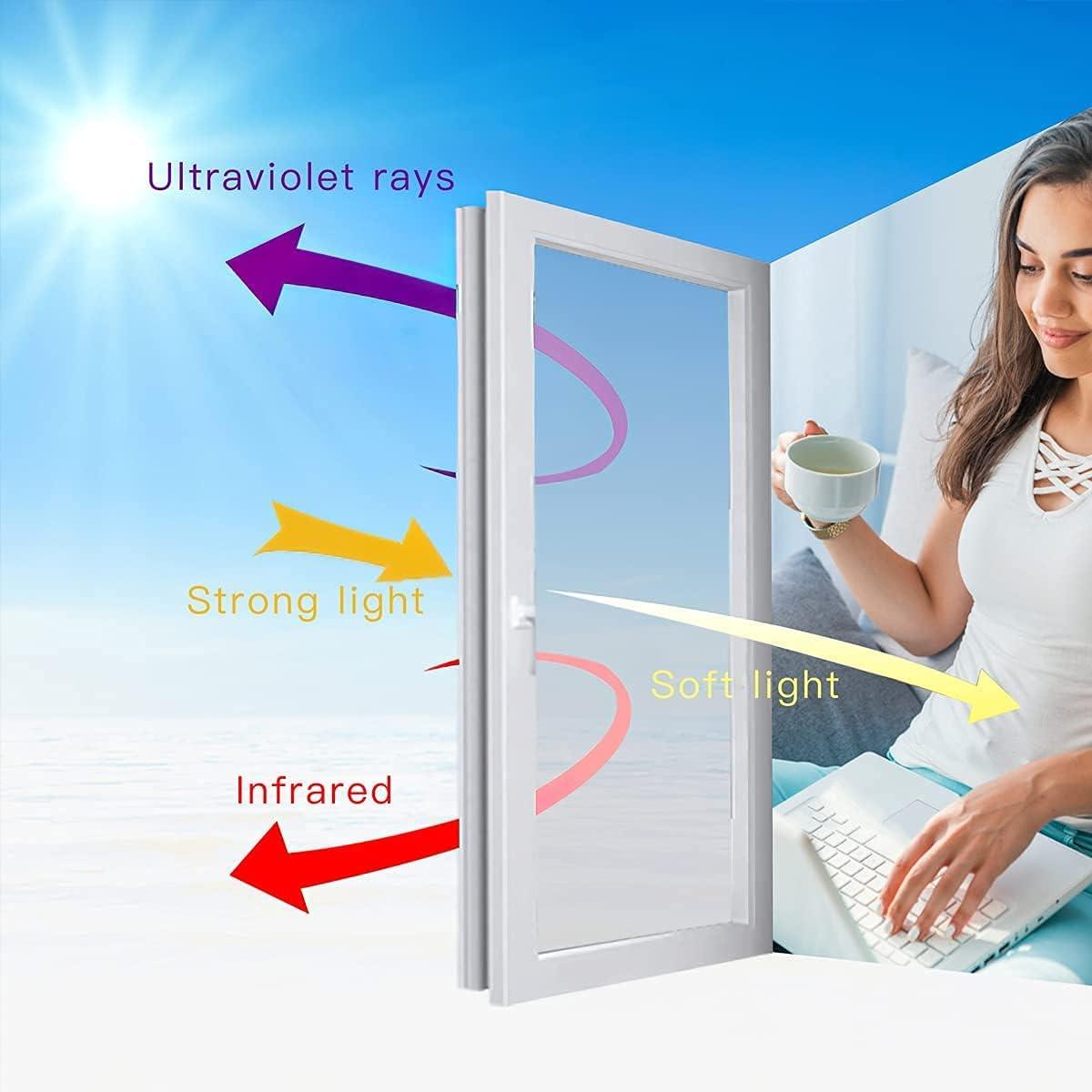 Window Film Sun Blocking One Way Mirror Film Anti Glare Reflective - Massive Discounts