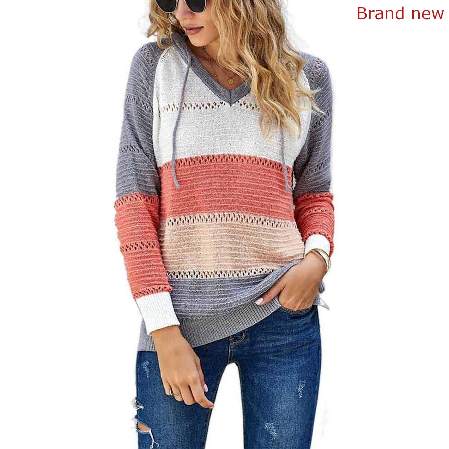 Oversized Hoodie for Women Longline Knitted Jumper Fluffy - Massive Discounts