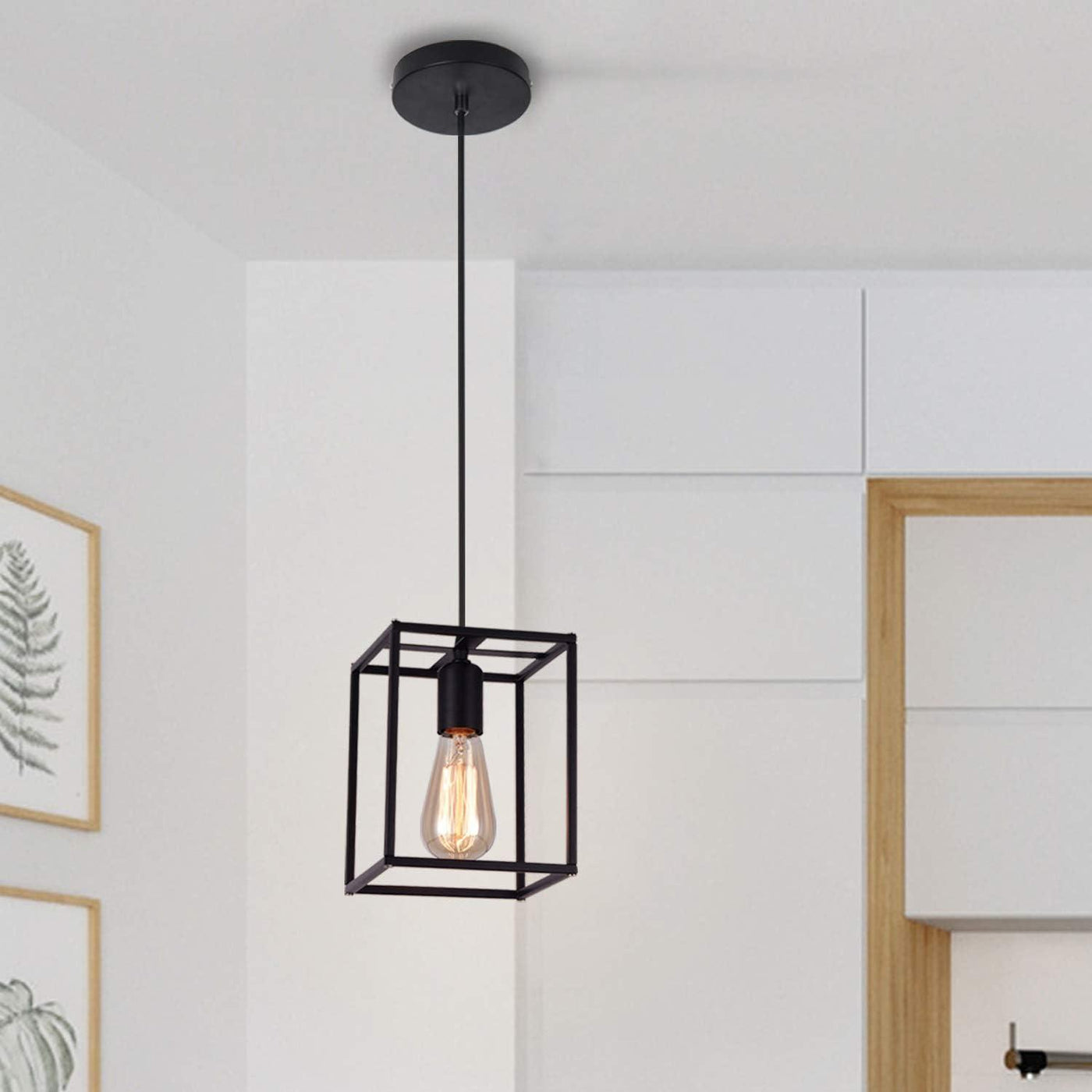 Pendant Light Vintage Retro Ceiling Lamp Industrial Black Metal Lamp - Massive Discounts