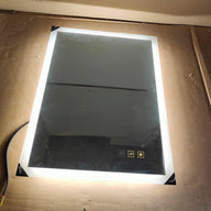 Bathroom Wall Mirror LED Lights 45x60cm with Shaver Socket & Demister