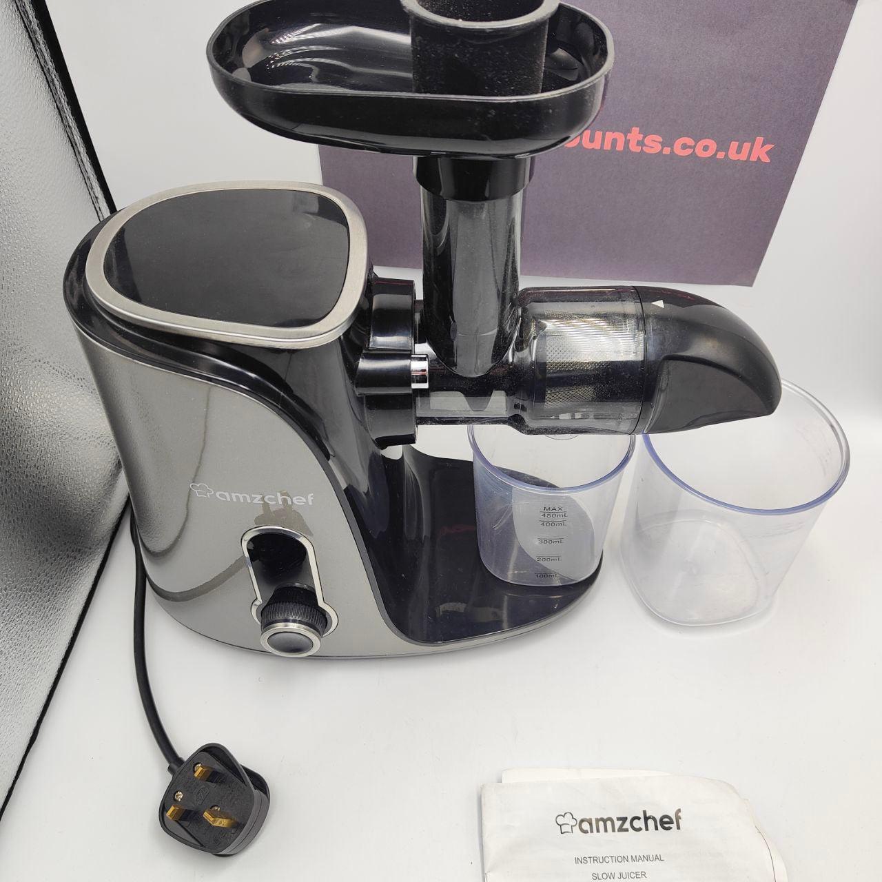 AMZCHEF Cold Press Juicer with 2 Speed Control - High Juice Yield