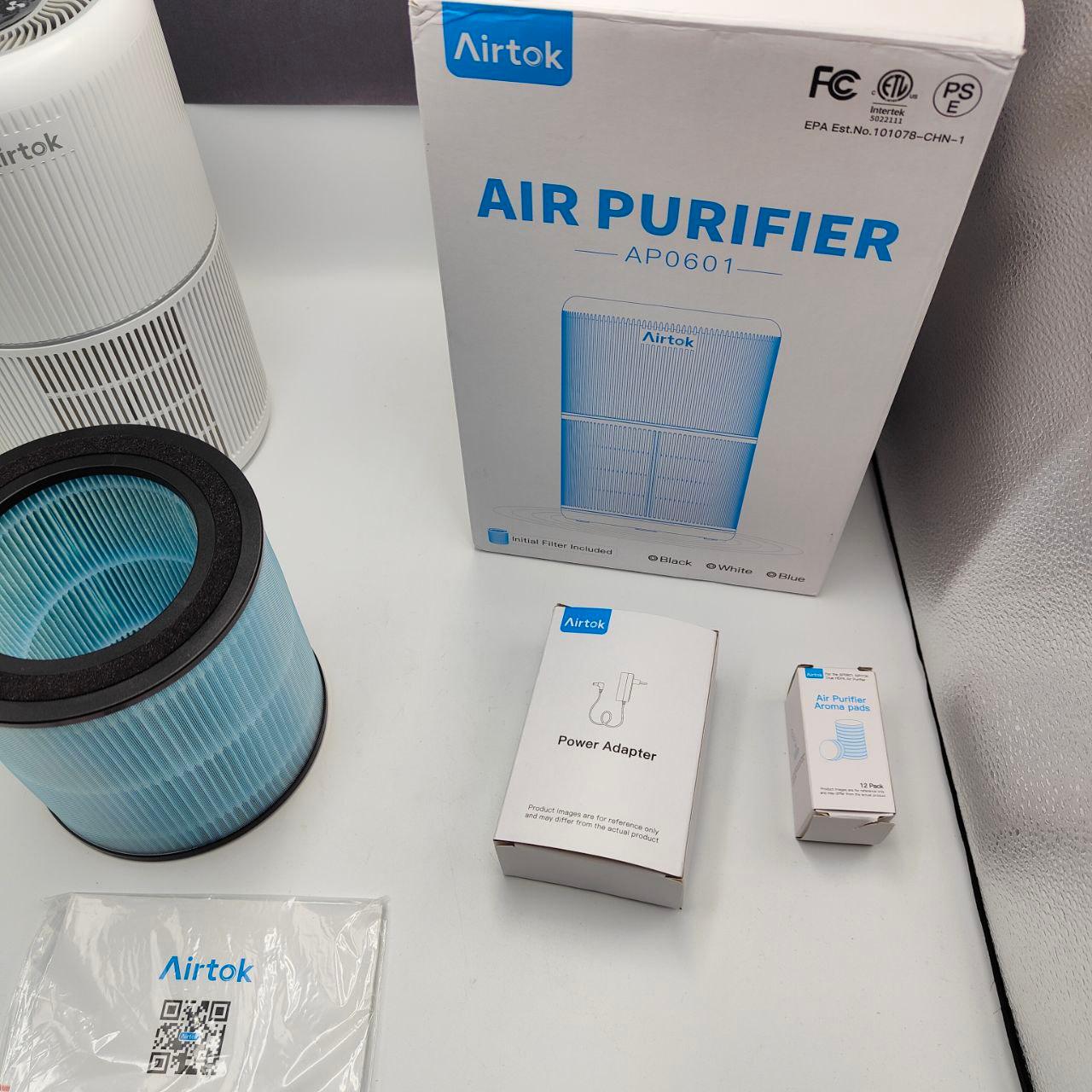 AIRTOK Air Purifier for Bedroom with HEPA Filter & 3 Fan Speeds - Massive Discounts