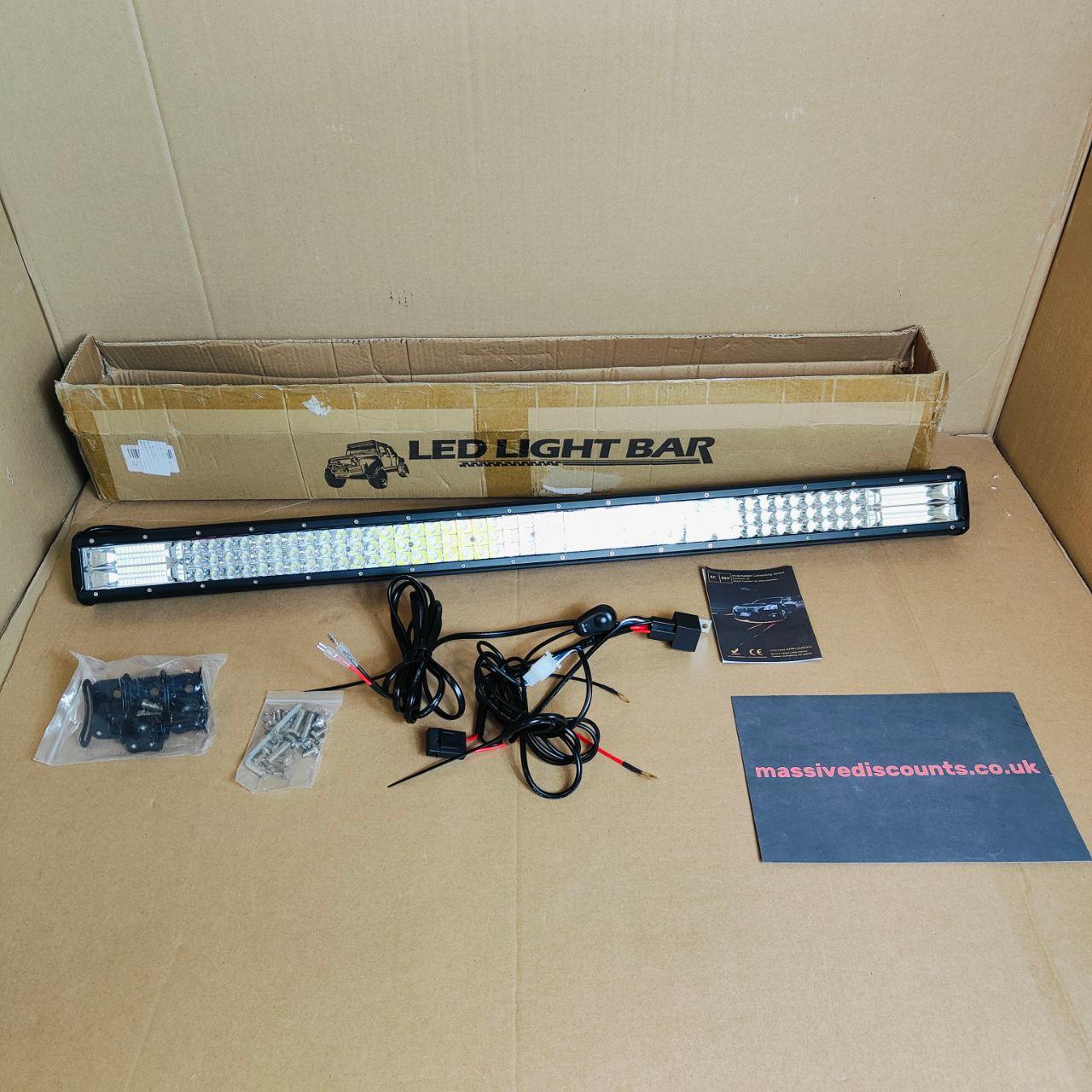 Willpower 39 inch 540W LED Light Bar With Wiring Harness 12V 24V - Massive Discounts