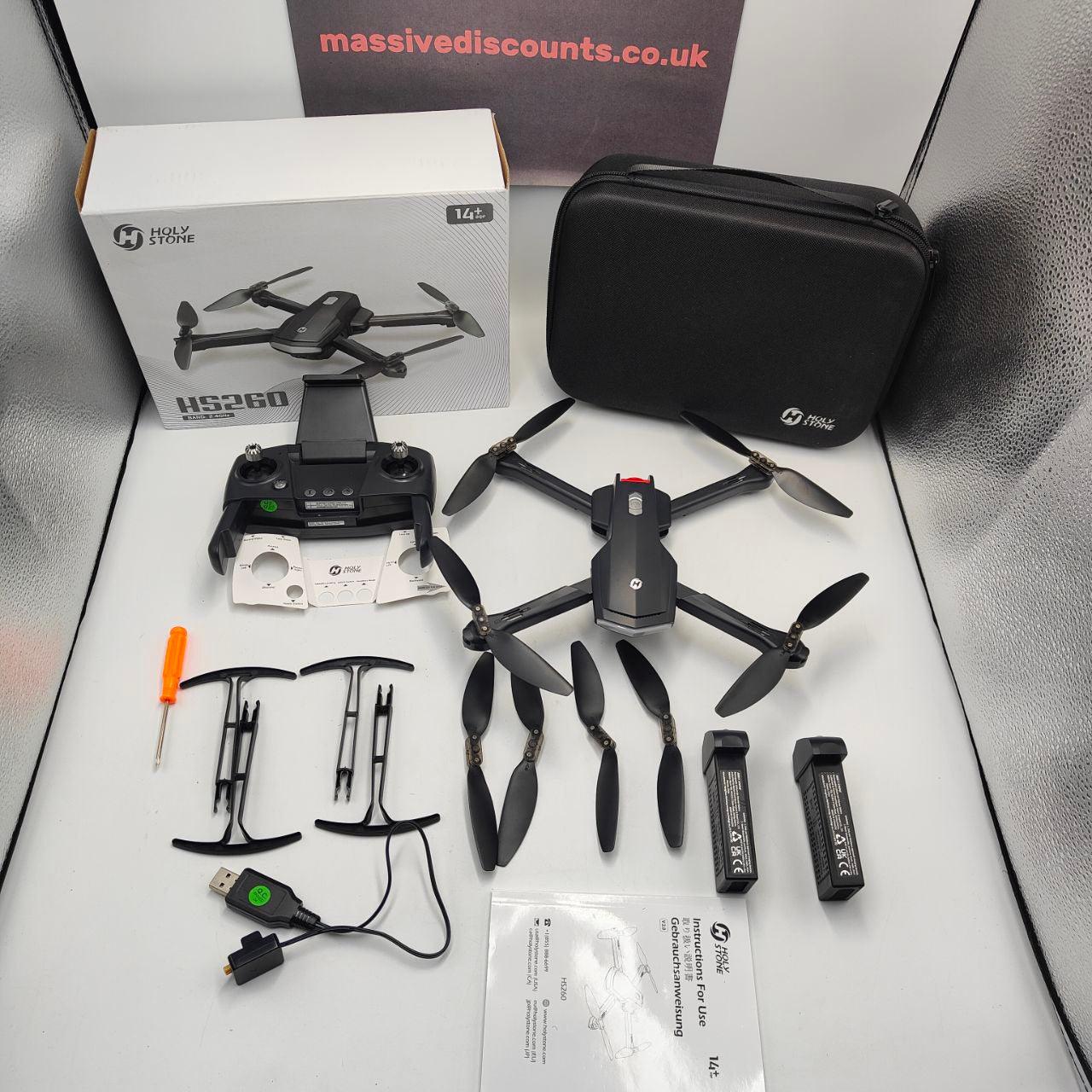 Holy Stone HS260 Foldable Drone, 1080P HD Camera, 30 Min Flight Time