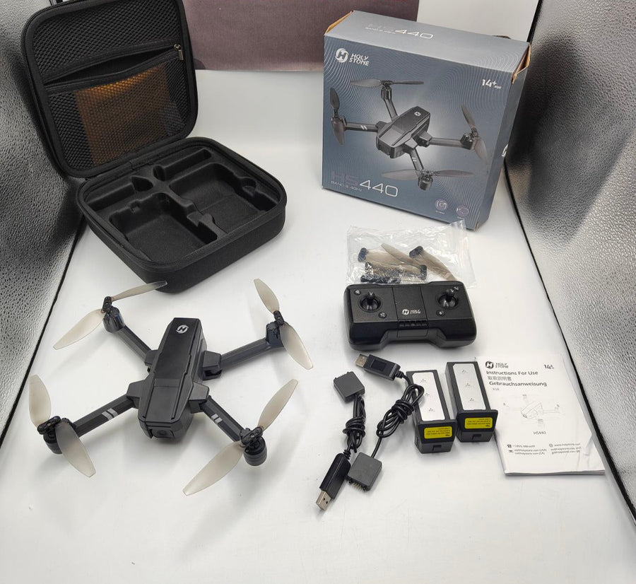 Holy Stone HS440 Foldable Drone, 1080P Camera, 40 Min Flight, Voice Control
