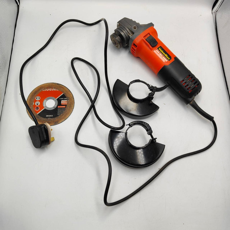 ValueMax 850W Angle Grinder, 115mm, 12000 RPM, 1 Discs Included