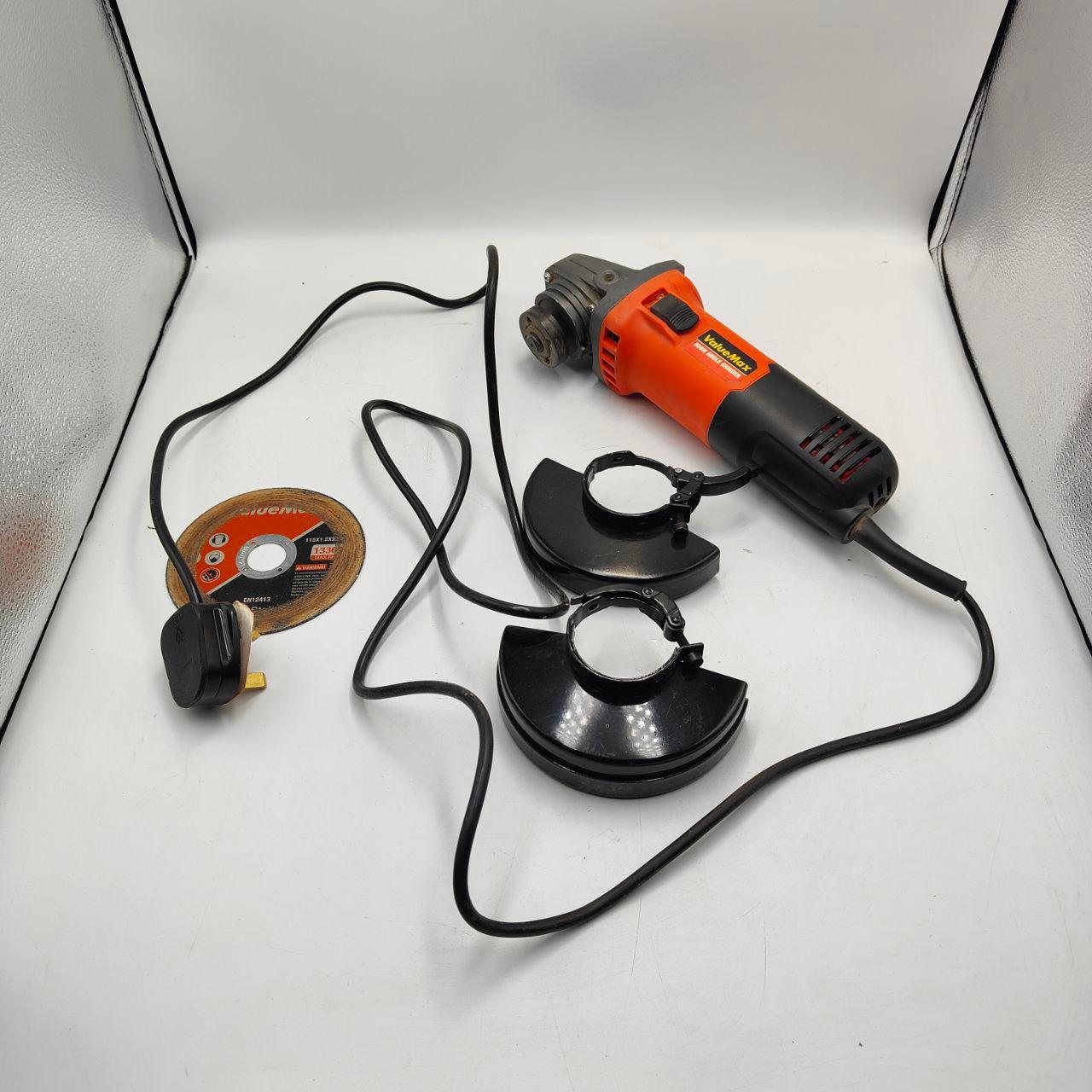 ValueMax 850W Angle Grinder, 115mm, 12000 RPM, 1 Discs Included