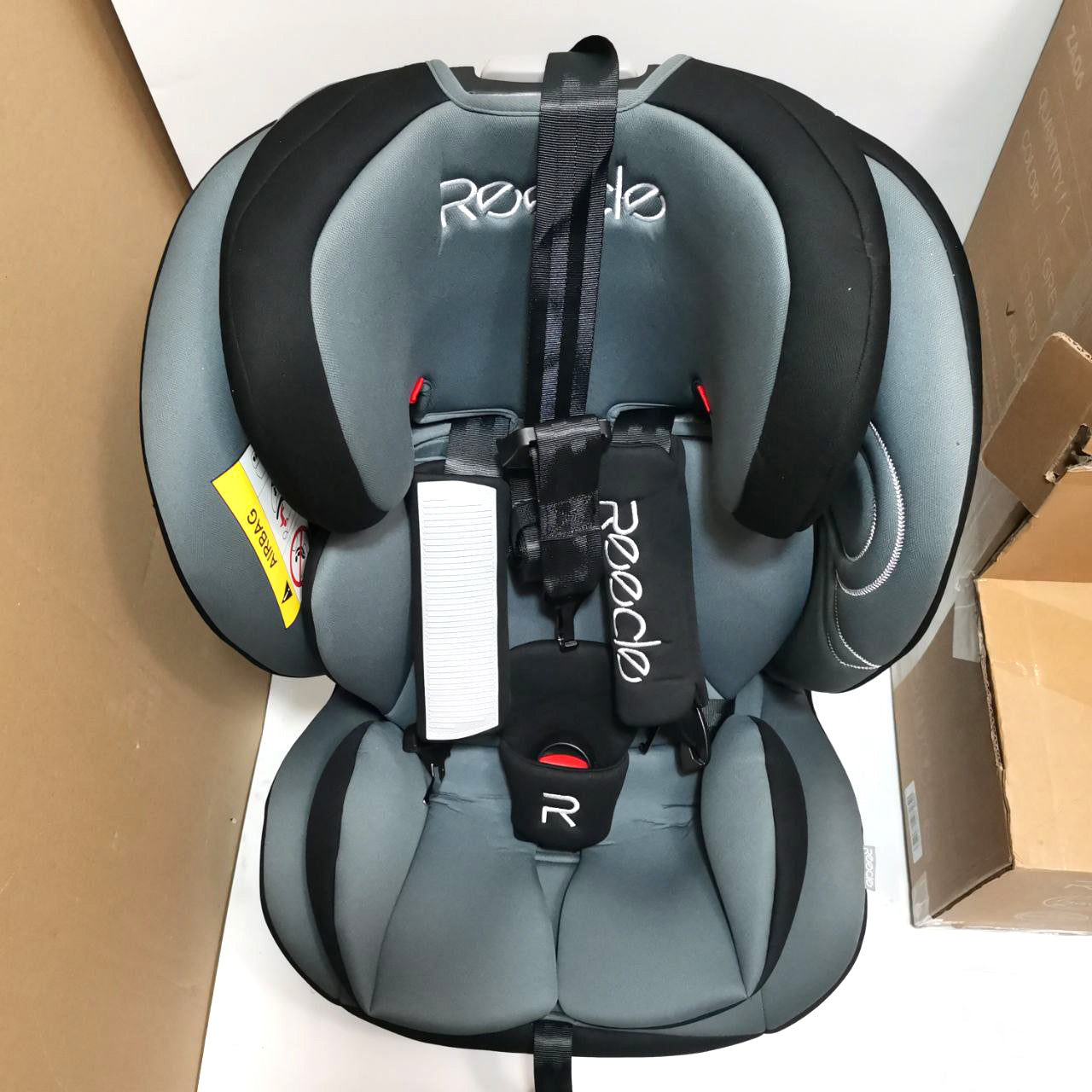 Reecle 360° Swivel Baby Car Seat ISOFIX Group 0+/1/2/3 (0-36kg), Black