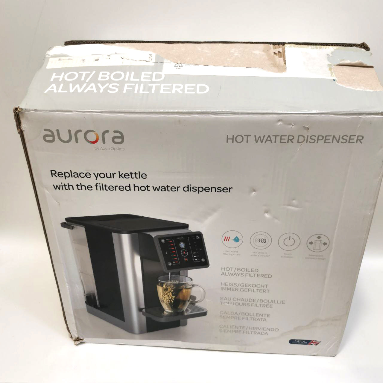 Aqua Optima Aurora Instant Hot Water Dispenser, 3.0 Litre Capacity