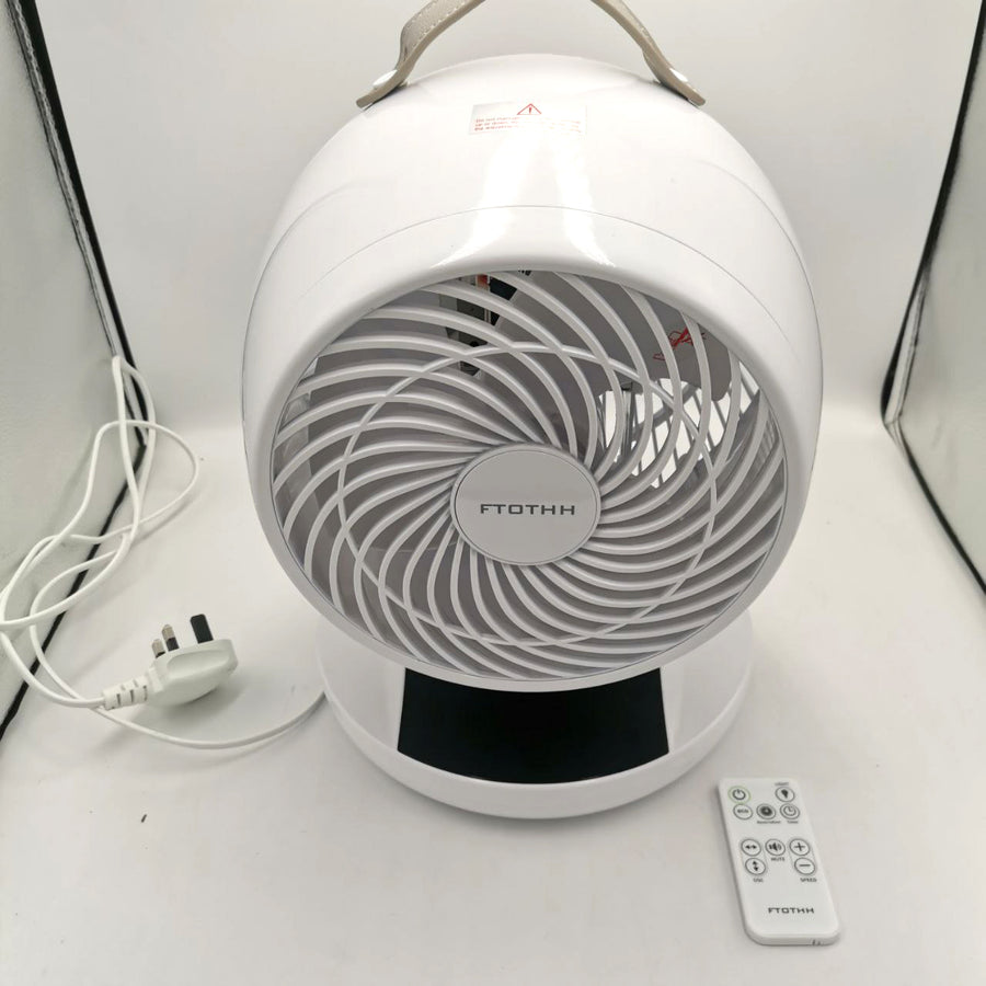 Quiet Air Circulator Desk Fan, 12 Speed, Remote, Timer, Energy Efficient, 20 dB