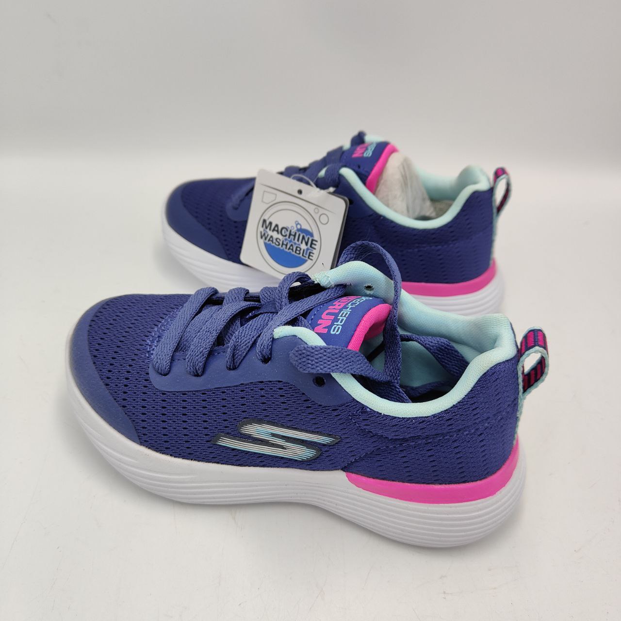 Skechers Girl's 302428l Nvpk Sneaker Kids Size UK 9.5 / EU 27