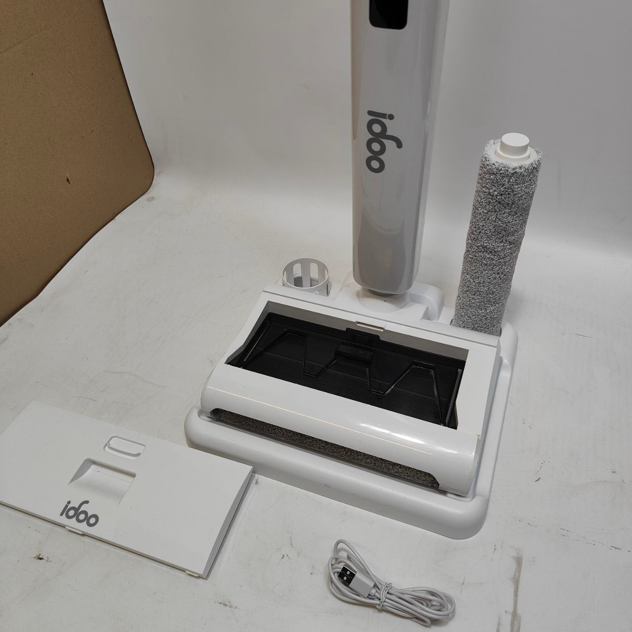 iDOO Cordless Electric Mop, Self-Cleaning, LED Display, Dual Tank 60 Min Runtime