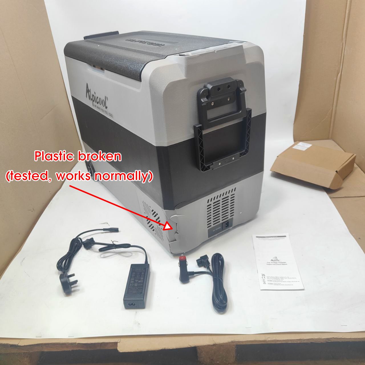 Alpicool T60 60L Car Fridge Freezer Portable 12/24V Electric Cooler for Camping