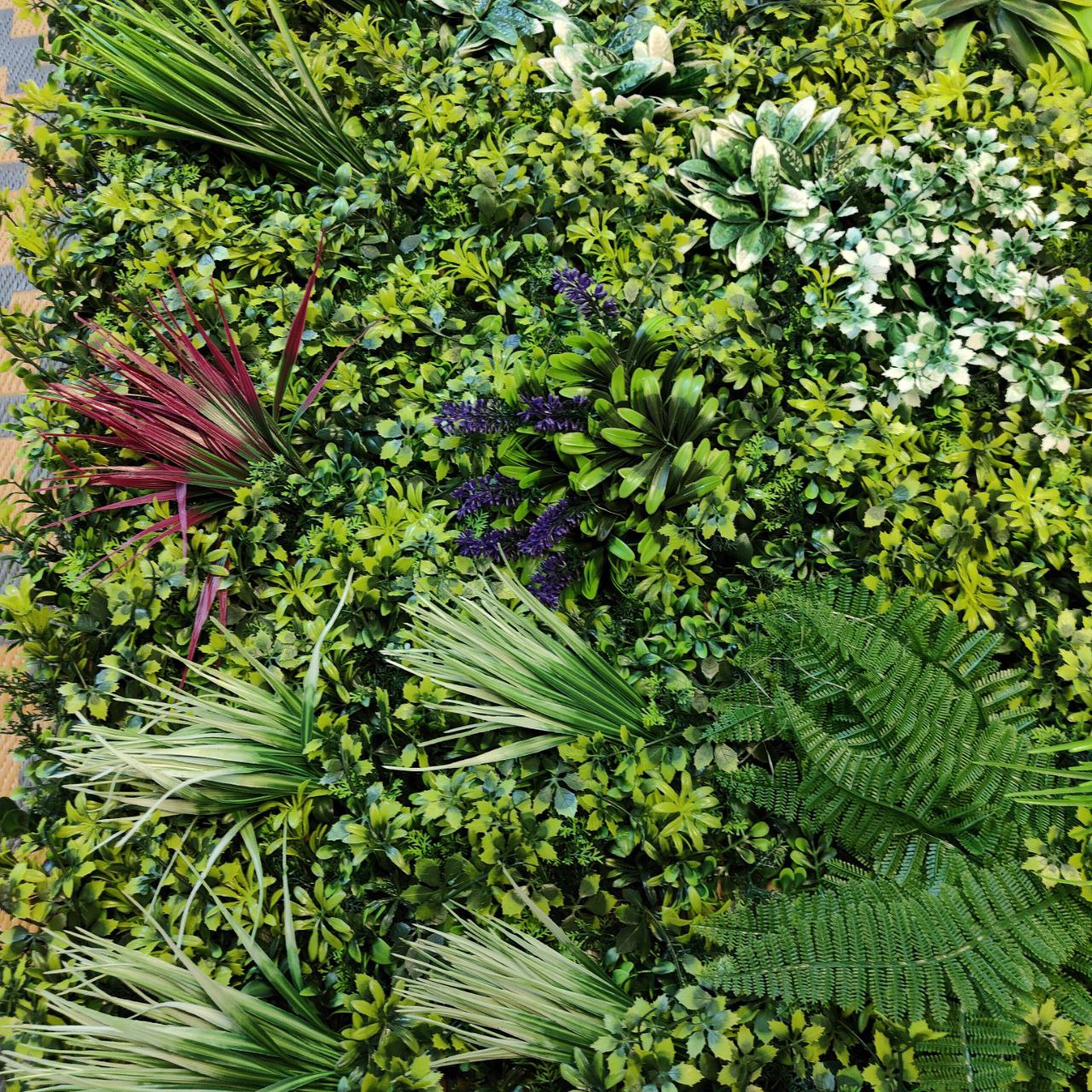 Artificial Green Wall Panel 100x100cm Backdrop Decor Plants Outdoor Garden