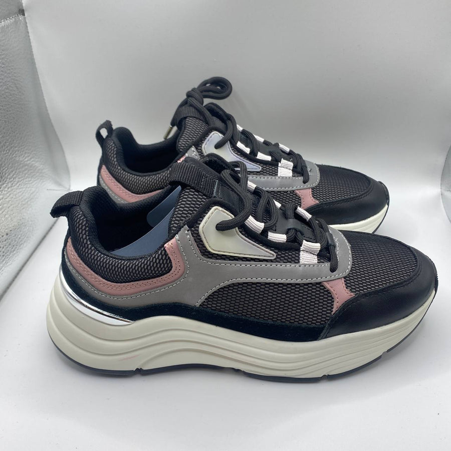 Mallet Cyrus Fade Women’s Leather Mesh Trainers