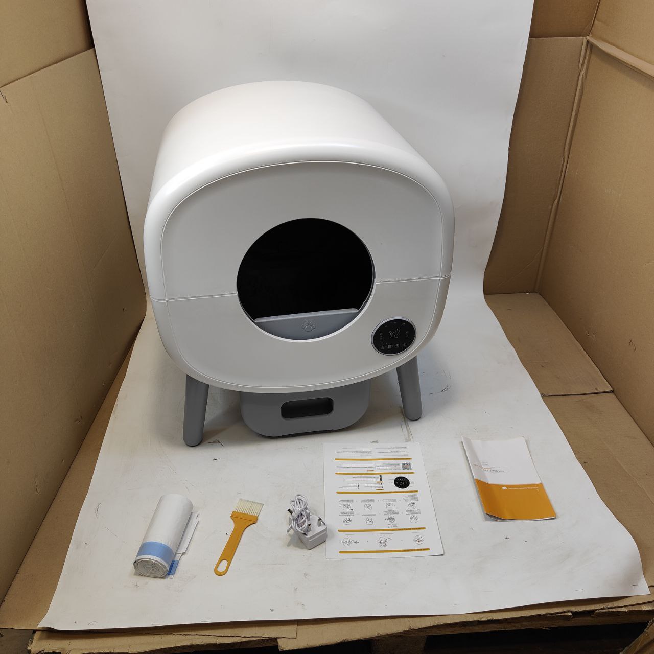 Self-Cleaning Cat Litter Box 76L with App Control & Odor Protection – Multi-Cat