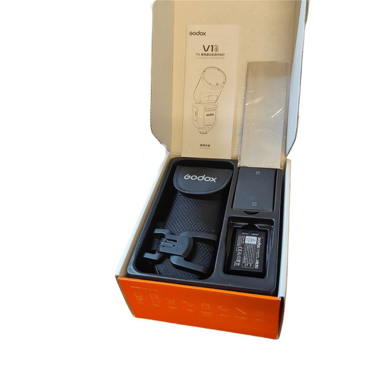 Godox V1 Pro-S Round Head Flash for Sony a7 Series TTL HSS, USB-C Sub Flash SU-1
