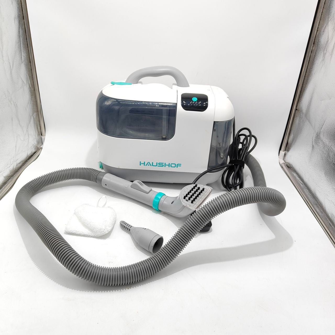 HAUSHOF StainZapper Vapo 3-in-1 – 1200W Steam, Hot & Cold Carpet Cleaner