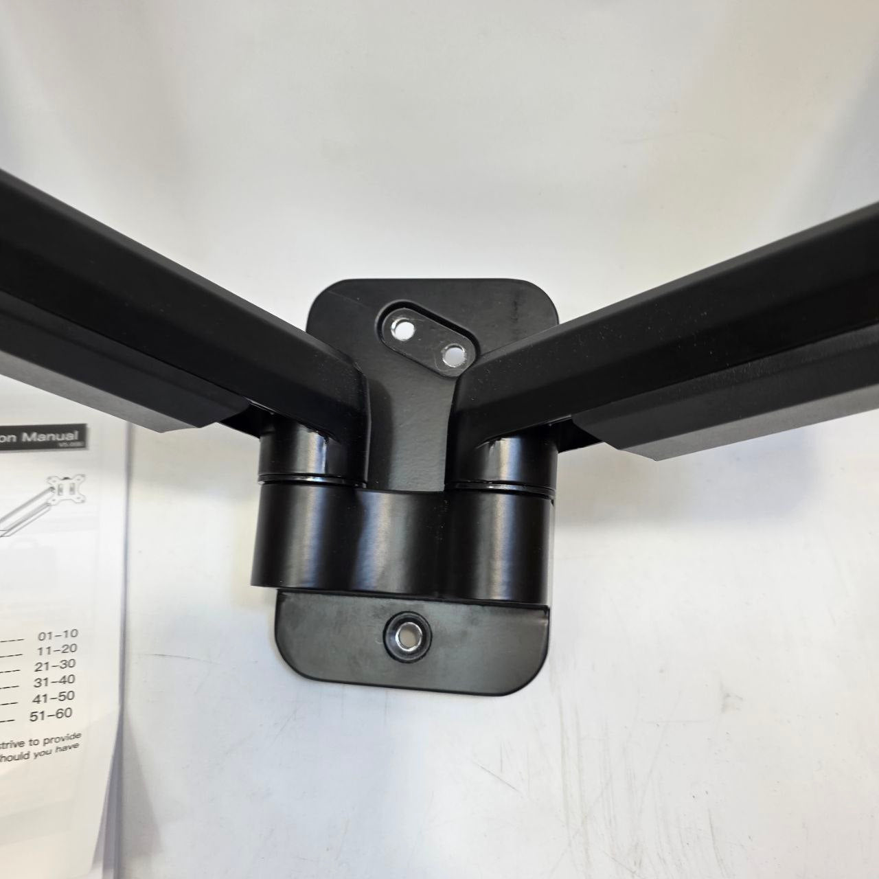 HUANUO Dual Monitor Wall Mount for 32", Gas Spring Arm VESA 75/100