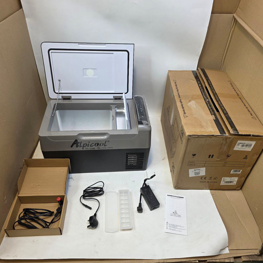 Alpicool G22 22L Car Fridge Freezer 12V, Mini Compressor Cooler -20℃ to 20℃